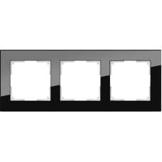 Рамка на 3 поста (черный) WL01-Frame-03