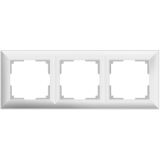 Рамка на 3 поста (белый) WL14-Frame-03