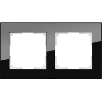 Рамка на 2 поста (черный) WL01-Frame-02 Рамка на 2 поста (черный) WL01-Frame-02