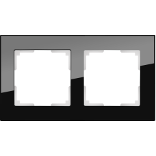 Рамка на 2 поста (черный) WL01-Frame-02