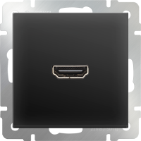 Розетка HDMI (черный матовый) WL08-60-11