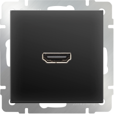 Розетка HDMI (черный матовый) WL08-60-11