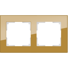 Рамка на 2 поста (бронзовый) WL01-Frame-02