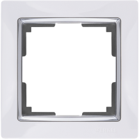 Рамка на 1 пост (белый) WL03-Frame-01-white