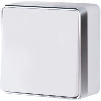 Выключатель одноклавишный Gallant (белый) WL15-01-01