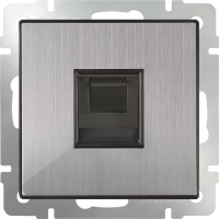 Розетка Ethernet RJ-45 (глянцевый никель) WL02-RJ-45