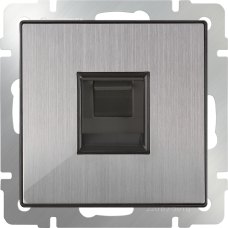 Розетка Ethernet RJ-45 (глянцевый никель) WL02-RJ-45