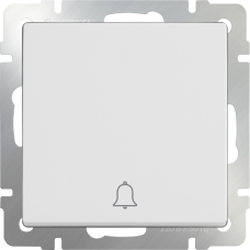 Кнопка звонка (белый) WL01-04-01