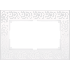Рамка для двойной розетки (белый) WL05-Frame-01-DBL-white