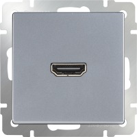 Розетка HDMI (серебряный) WL06-60-11