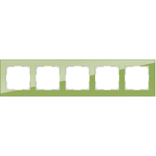 Рамка на 5 постов (фисташковый) WL01-Frame-05