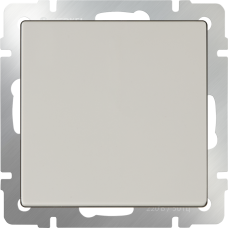 Выключатель одноклавишный проходной (слоновая кость) WL03-SW-1G-2W-ivory