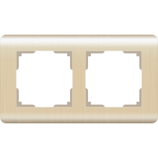 Рамка на 2 поста (шампань) WL12-Frame-02