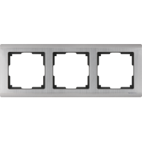 Рамка на 3 поста (глянцевый никель) WL02-Frame-03
