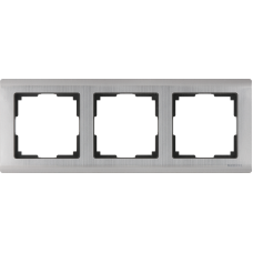 Рамка на 3 поста (глянцевый никель) WL02-Frame-03