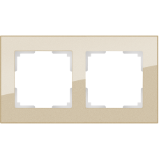 Рамка на 2 поста (шампань) WL01-Frame-02