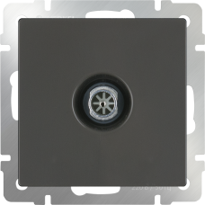 ТВ-розетка проходная (серо-коричневый) WL07-TV-2W