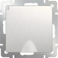 Розетка влагозащ. с зазем. с защит. крышкой и шторками (перламутровый рифленый) WL13-SKGSC-01-IP44