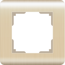 Рамка на 1 пост (шампань) WL12-Frame-01