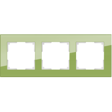 Рамка на 3 поста (фисташковый) WL01-Frame-03