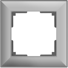 Рамка на 1 пост (серебряный) WL14-Frame-01