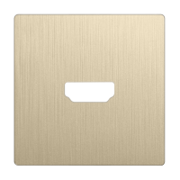 Накладка для розетки HDMI (шампань рифленый) WL10-HDMI-CP