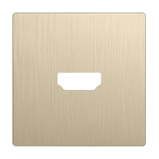 Накладка для розетки HDMI (шампань рифленый) WL10-HDMI-CP