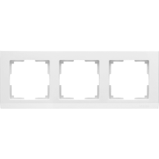 Рамка на 3 поста (белый) WL04-Frame-03-white