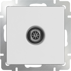 ТВ-розетка проходная (белая) WL01-TV-2W