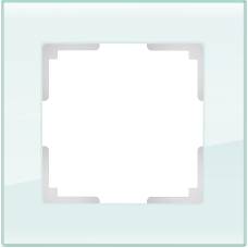 Рамка на 1 пост (натуральное стекло) WL01-Frame-01