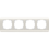 Рамка на 4 поста (перламутровый) WL12-Frame-04