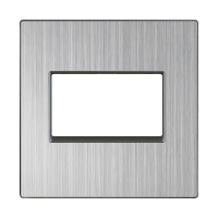 Накладка для двойной розетки Еthernet RJ-45 (глянцевый никель) WL02-RJ45+RJ45-CP