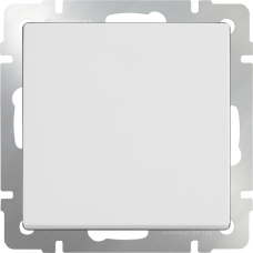 Перекрестный переключатель одноклавишный (белый) WL01-SW-1G-C