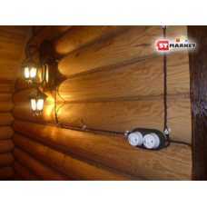 Ретро проводка в деревянном доме