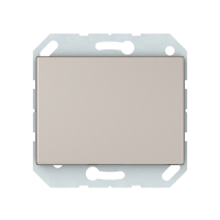 Кнопочный выключатель Vilma XP500, 1-клавишный, без рамки, шампань
