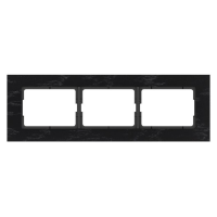 Рамка Vilma XP500, 3-местная, Темный дуб