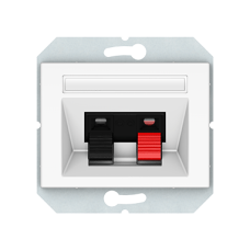 Аудиорозетка XP500, 2-местная, без рамки, белый