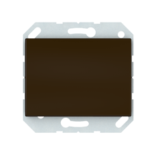 Кнопочный выключатель Vilma XP500, 1-клавишный (IP44), без рамки, коричневый