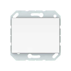 Кнопочный выключатель Vilma XP500, 1-клавишный, с подсветкой, без рамки, белый