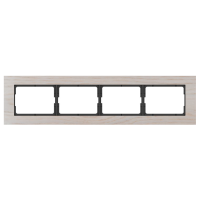 Рамка Vilma XP500, 4-местная, Беленый дуб