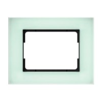 Рамка Vilma XP500, 1-местная, Зеленое матовое стекло