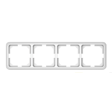 Рамка Vilma LX200, 4-местная, белая