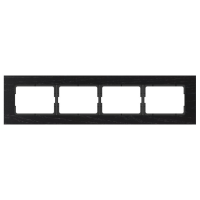 Рамка Vilma XP500, 4-местная, Темный дуб