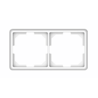 Рамка Vilma ST150, 2-местная, белая