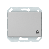 Кнопка для звонка Vilma XP500, 1-клавишная, без рамки, металлик