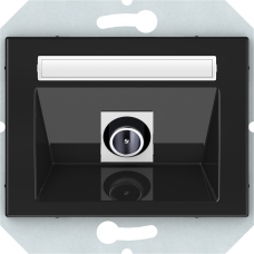 Антенная розетка Vilma XP500, конечная (TV), без рамки, черный