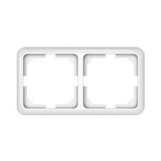 Рамка Vilma LX200, 2-местная, белая