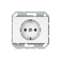 Розетка Vilma XP500, с заземлением, без рамки, белая