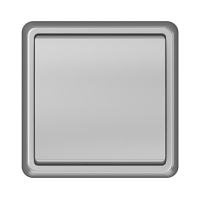 Переключатель Vilma ST150, 1-клавишный, с рамкой, металлик