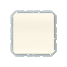 Выключатель Vilma LX200, 1-клавишный (IP44), без рамки, слоновая кость